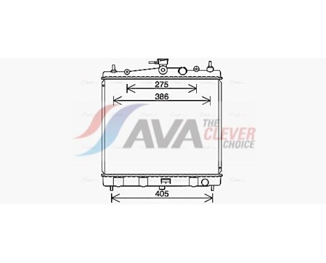 Kylare, motorkylning DN2454 Ava Quality Cooling