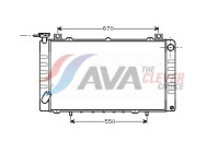 Kylare, motorkylning DNA2150 Ava Quality Cooling