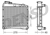Kylare, motorkylning DRM03020 Denso