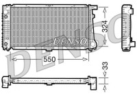 Kylare, motorkylning DRM05059 Denso