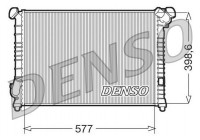 Kylare, motorkylning DRM05102 Denso