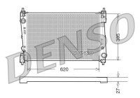 Kylare, motorkylning DRM09112 Denso