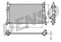 Kylare, motorkylning DRM10075 Denso