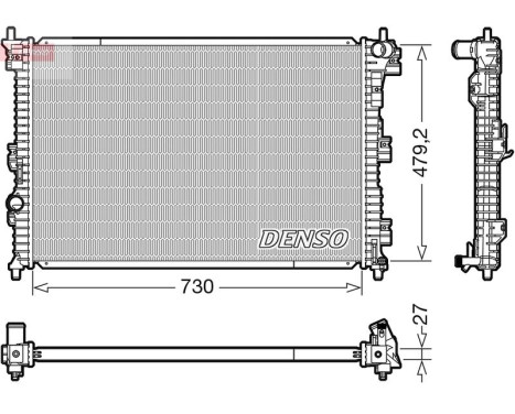 Kylare, motorkylning DRM10112 Denso