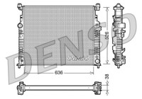 Kylare, motorkylning DRM17006 Denso