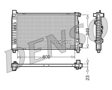 Kylare, motorkylning DRM17100 Denso