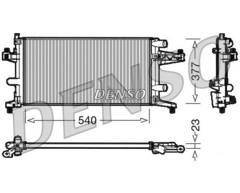 Kylare, motorkylning DRM20040 Denso