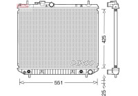 Kylare, motorkylning DRM35005 Denso