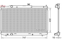 Kylare, motorkylning DRM40039 Denso