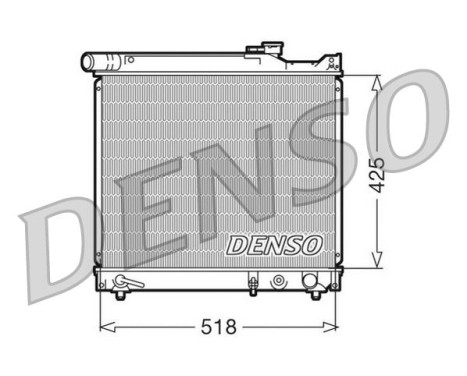 Kylare, motorkylning DRM47012 Denso