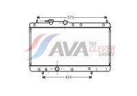 Kylare, motorkylning DU2033 Ava Quality Cooling