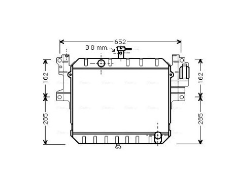 Kylare, motorkylning DU2041 Ava Quality Cooling
