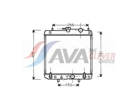 Kylare, motorkylning DU2045 Ava Quality Cooling