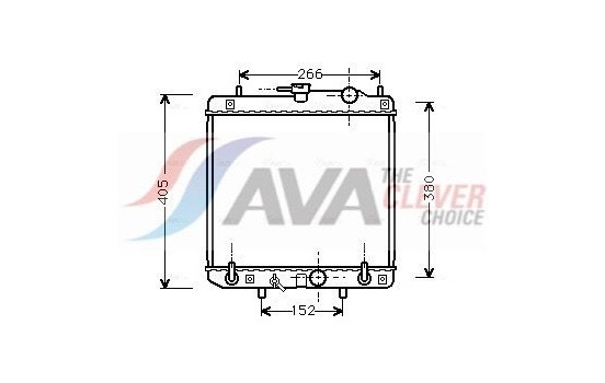 Kylare, motorkylning DU2045 Ava Quality Cooling