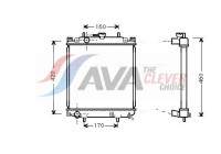 Kylare, motorkylning DU2046 Ava Quality Cooling