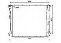 Kylare, motorkylning DW2103 Ava Quality Cooling