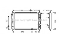 Kylare, motorkylning DWA2008 Ava Quality Cooling