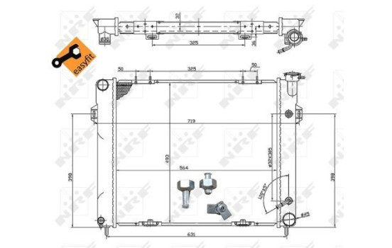 Kylare, motorkylning EASY FIT, bild 6