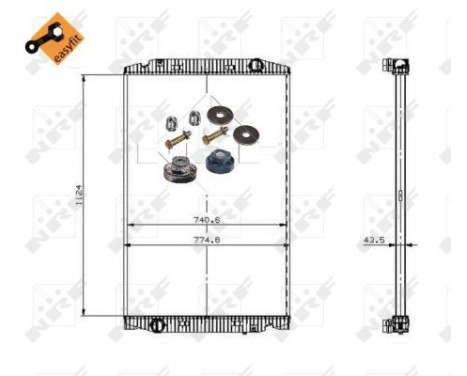 Kylare, motorkylning EASY FIT, bild 6
