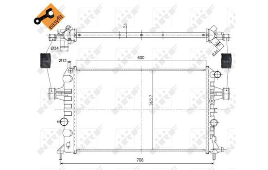 Kylare, motorkylning EASY FIT, bild 5
