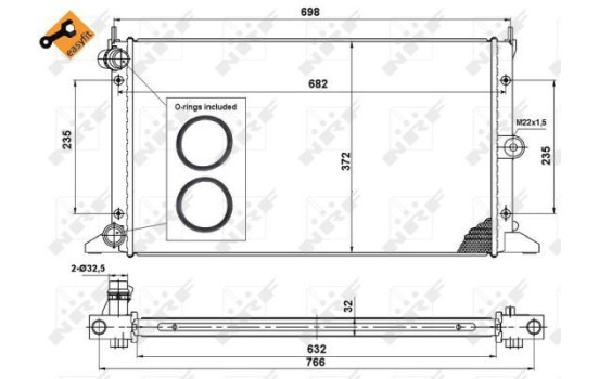 Kylare, motorkylning EASY FIT, bild 6