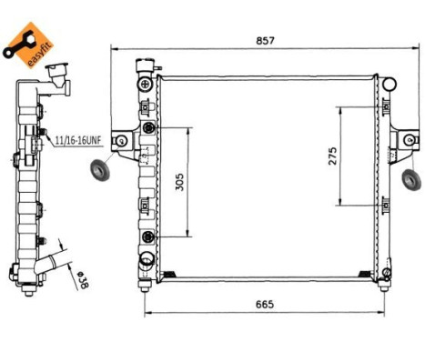 Kylare, motorkylning EASY FIT, bild 5