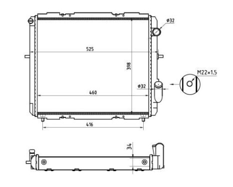 Kylare, motorkylning Economy Class, bild 2