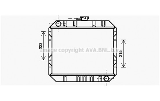 Kylare, motorkylning FD2016 Ava Quality Cooling