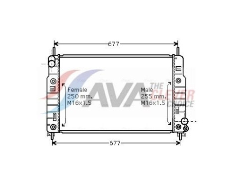 Kylare, motorkylning FD2223 Ava Quality Cooling