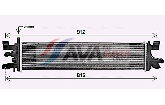 Kylare, motorkylning FD2663 Ava Quality Cooling, bild 2