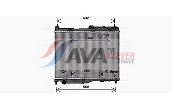 Kylare, motorkylning FD2683 Ava Quality Cooling, bild 2