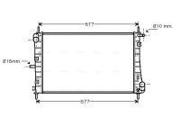 Kylare, motorkylning FDA2338 Ava Quality Cooling