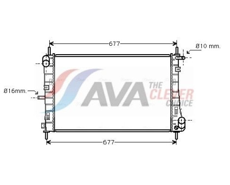 Kylare, motorkylning FDA2338 Ava Quality Cooling