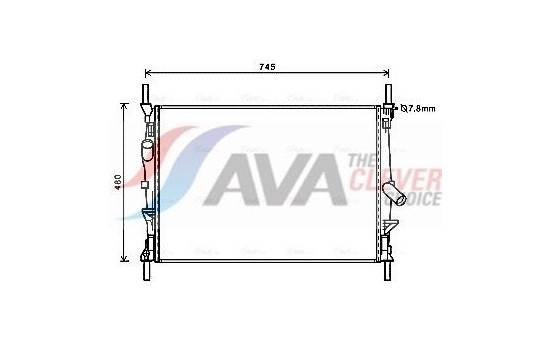 Kylare, motorkylning FDA2589 Ava Quality Cooling