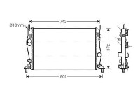 Kylare, motorkylning FDA2596 Ava Quality Cooling