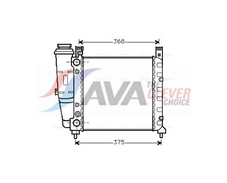 Kylare, motorkylning FT2038 Ava Quality Cooling