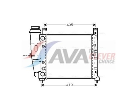 Kylare, motorkylning FT2077 Ava Quality Cooling
