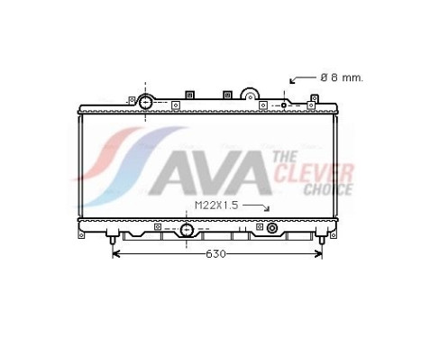 Kylare, motorkylning FT2148 Ava Quality Cooling