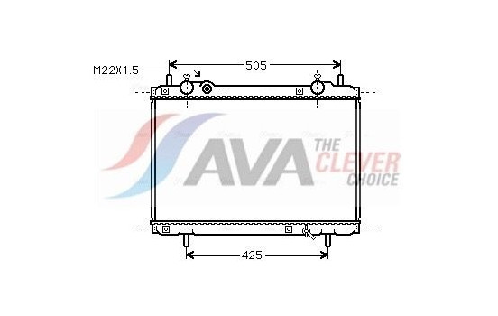Kylare, motorkylning FT2185 Ava Quality Cooling