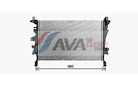 Kylare, motorkylning FT2468 Ava Quality Cooling