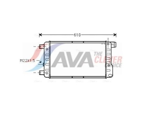 Kylare, motorkylning FTA2115 Ava Quality Cooling