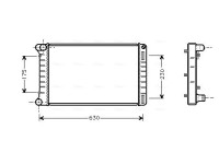Kylare, motorkylning FTA2210 Ava Quality Cooling
