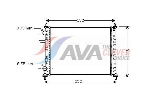 Kylare, motorkylning FTA2229 Ava Quality Cooling