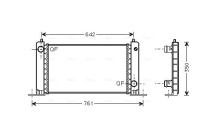 Kylare, motorkylning FTA2243 Ava Quality Cooling