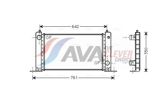 Kylare, motorkylning FTA2243 Ava Quality Cooling