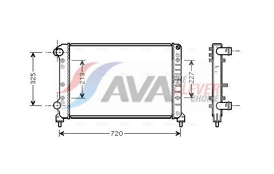 Kylare, motorkylning FTA2261 Ava Quality Cooling
