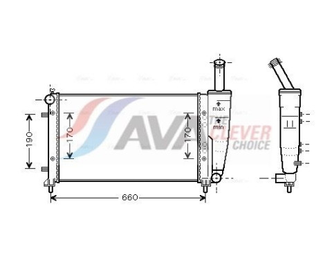 Kylare, motorkylning FTA2290 Ava Quality Cooling