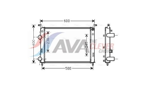 Kylare, motorkylning FTA2336 Ava Quality Cooling