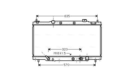 Kylare, motorkylning HD2166 Ava Quality Cooling