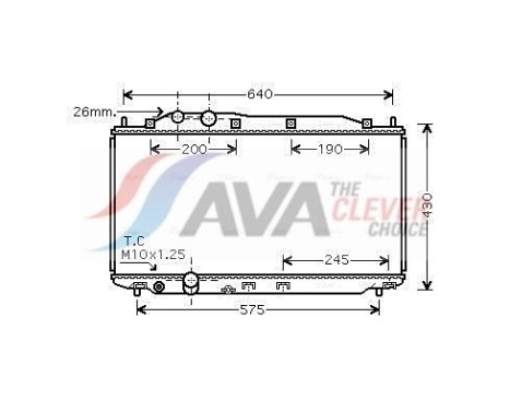 Kylare, motorkylning HD2191 Ava Quality Cooling